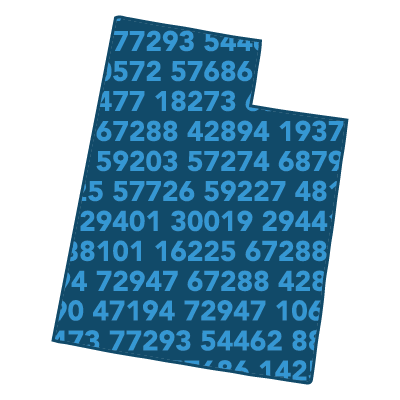 Income By Zip Code List: One State