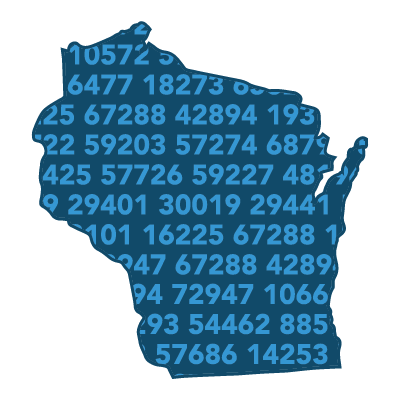 Income By Zip Code List: One State