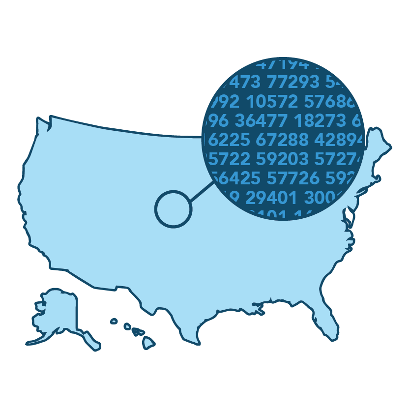 Demographics by Zip Code/ZCTA: 1 State